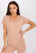 T-shirt Damski Model AP-TS-A-004 Camel - BFG BFG T-shirt Damski Model AP-TS-A-004 Camel - BFG BFG