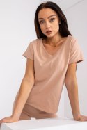 T-shirt Damski Model AP-TS-A-004 Camel - BFG BFG T-shirt Damski Model AP-TS-A-004 Camel - BFG BFG