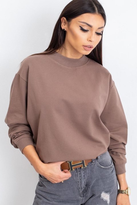 Bluza Damska Model RV-BL-5185.92P Brown - BFG BFG Bluza Damska Model RV-BL-5185.92P Brown - BFG BFG