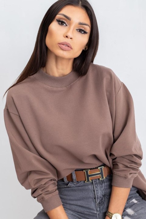 Bluza Damska Model RV-BL-5185.92P Brown - BFG BFG Bluza Damska Model RV-BL-5185.92P Brown - BFG BFG