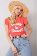 Bluzka Model FA-BZ-7191.10P Coral - Fancy Fancy