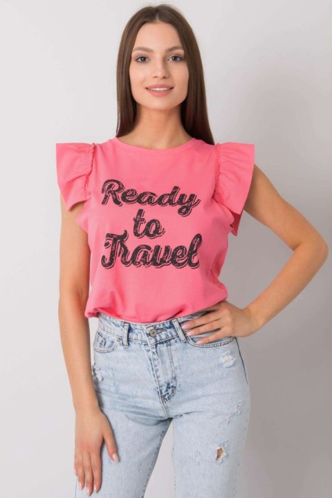 Bluzka Model FA-BZ-7191.10P Pink - Fancy Fancy Bluzka Model FA-BZ-7191.10P Pink - Fancy Fancy