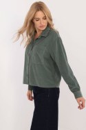Koszula Damska Model D70046M11184A1 Dark Green - Sublevel Sublevel Koszula Damska Model D70046M11184A1 Dark Green - Sublevel Sublevel