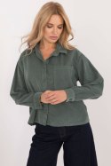 Koszula Damska Model D70046M11184A1 Dark Green - Sublevel Sublevel Koszula Damska Model D70046M11184A1 Dark Green - Sublevel Sublevel
