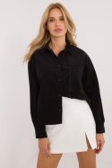 Koszula Damska Model D70046M11184A2 Black - Sublevel Sublevel Koszula Damska Model D70046M11184A2 Black - Sublevel Sublevel
