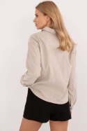 Koszula Damska Model D70046M11184A3 Light Beige - Sublevel Sublevel Koszula Damska Model D70046M11184A3 Light Beige - Sublevel Sublevel