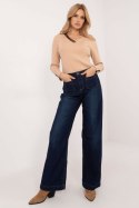 Spodnie Jeansowe Model D80016BD62456D283 Navy - Sublevel Sublevel Spodnie Jeansowe Model D80016BD62456D283 Navy - Sublevel Sublevel