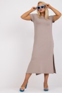 Sukienka Model RV-SK-6637.13X Dark Beige - BFG BFG Sukienka Model RV-SK-6637.13X Dark Beige - BFG BFG