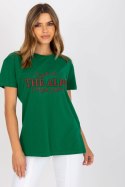T-shirt Damski model FA-TS-7720.43P Green - Fancy Fancy T-shirt Damski model FA-TS-7720.43P Green - Fancy Fancy