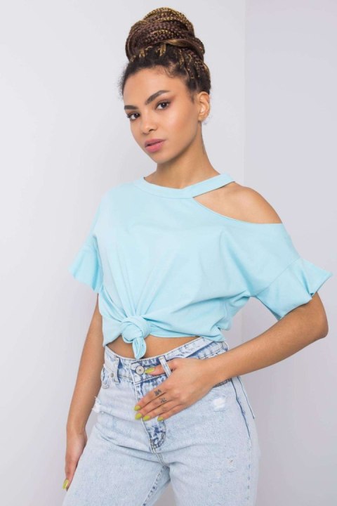 Bluzka Model FA-BZ-6946.93P Light Blue - Fancy Fancy Bluzka Model FA-BZ-6946.93P Light Blue - Fancy Fancy