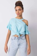 Bluzka Model FA-BZ-6946.93P Light Blue - Fancy Fancy Bluzka Model FA-BZ-6946.93P Light Blue - Fancy Fancy