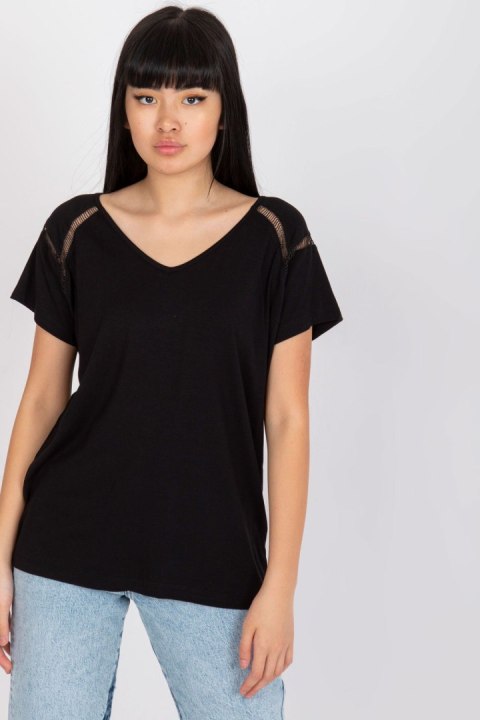 Bluzka Model FA-BZ-7237.40P Black - Fancy Fancy Bluzka Model FA-BZ-7237.40P Black - Fancy Fancy