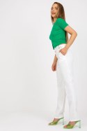 Spodnie Damskie Model BR-SP-113.59 White - Xsapienza Xsapienza Spodnie Damskie Model BR-SP-113.59 White - Xsapienza Xsapienza