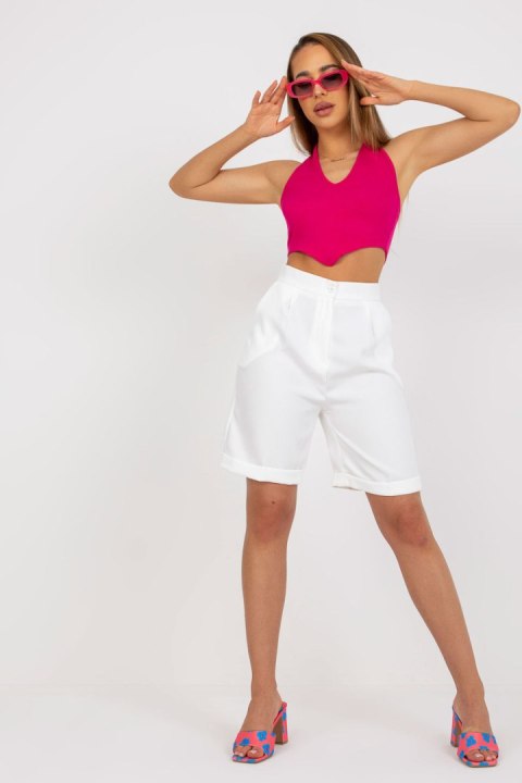 Szorty Damskie Model BR-SN-102.70 White - Xsapienza Xsapienza Szorty Damskie Model BR-SN-102.70 White - Xsapienza Xsapienza