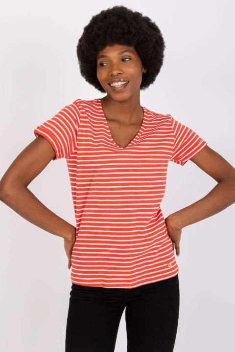T-shirt Damski Model D16054M02431A Dark Orange - Stitch&Soul Stitch&Soul T-shirt Damski Model D16054M02431A Dark Orange - Stitch&Soul Stitch&Soul
