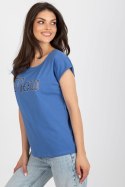 T-shirt Damski Model FA-TS-8515.46 Dark Blue - Fancy Fancy T-shirt Damski Model FA-TS-8515.46 Dark Blue - Fancy Fancy