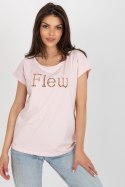 T-shirt Damski Model FA-TS-8515.46 Light Pink - Fancy Fancy T-shirt Damski Model FA-TS-8515.46 Light Pink - Fancy Fancy
