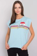Tshirt Damski Model FA-BZ-7139.73P Light Blue - Fancy Fancy Tshirt Damski Model FA-BZ-7139.73P Light Blue - Fancy Fancy