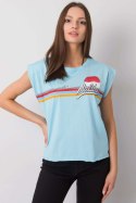 Tshirt Damski Model FA-BZ-7139.73P Light Blue - Fancy Fancy Tshirt Damski Model FA-BZ-7139.73P Light Blue - Fancy Fancy