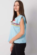 Tshirt Damski Model FA-BZ-7139.73P Light Blue - Fancy Fancy Tshirt Damski Model FA-BZ-7139.73P Light Blue - Fancy Fancy