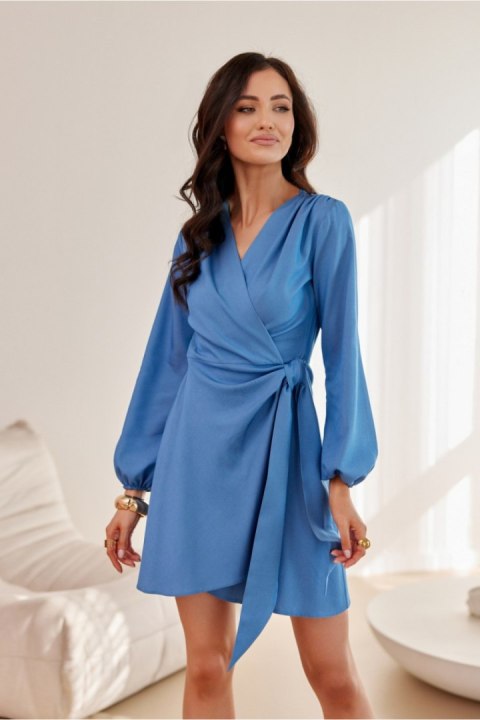 Sukienka Model Florence SUK0520-J05 Blue - Roco Fashion Roco Fashion Sukienka Model Florence SUK0520-J05 Blue - Roco Fashion Roco Fashion