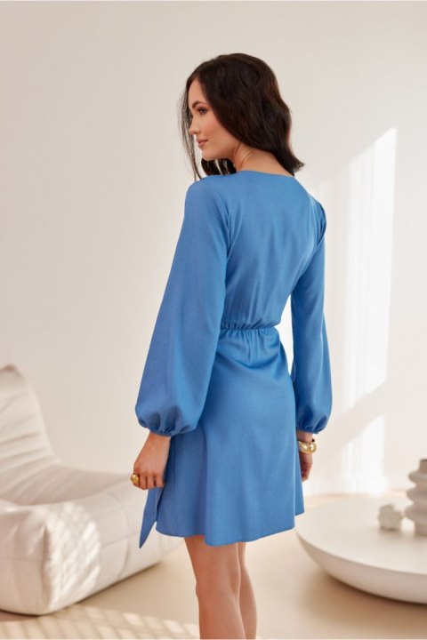 Sukienka Model Florence SUK0520-J05 Blue - Roco Fashion Roco Fashion Sukienka Model Florence SUK0520-J05 Blue - Roco Fashion Roco Fashion