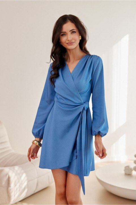 Sukienka Model Florence SUK0520-J05 Blue - Roco Fashion Roco Fashion Sukienka Model Florence SUK0520-J05 Blue - Roco Fashion Roco Fashion