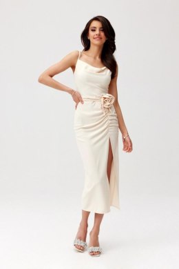 Sukienka Model Maribel BEJ SUK0480 Light Beige - Roco Fashion Roco Fashion