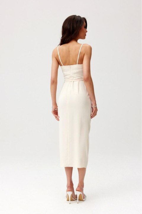 Sukienka Model Maribel BEJ SUK0480 Light Beige - Roco Fashion Roco Fashion Sukienka Model Maribel BEJ SUK0480 Light Beige - Roco Fashion Roco Fashion