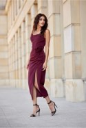 Sukienka Model Maribel BOR SUK0480 Bordo - Roco Fashion Roco Fashion Sukienka Model Maribel BOR SUK0480 Bordo - Roco Fashion Roco Fashion