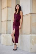 Sukienka Model Maribel BOR SUK0480 Bordo - Roco Fashion Roco Fashion Sukienka Model Maribel BOR SUK0480 Bordo - Roco Fashion Roco Fashion