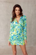 Sukienka Model SUK0389 E21 Green - Roco Fashion Roco Fashion Sukienka Model SUK0389 E21 Green - Roco Fashion Roco Fashion