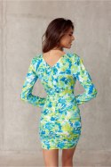 Sukienka Model SUK0389 E21 Green - Roco Fashion Roco Fashion Sukienka Model SUK0389 E21 Green - Roco Fashion Roco Fashion