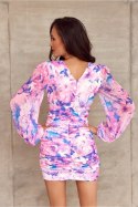 Sukienka Model SUK0392 19D Pink - Roco Fashion Roco Fashion Sukienka Model SUK0392 19D Pink - Roco Fashion Roco Fashion