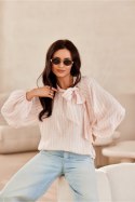 Bluzka Model Aliss BLU0200-P87 Pink - Roco Fashion Roco Fashion Bluzka Model Aliss BLU0200-P87 Pink - Roco Fashion Roco Fashion