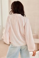 Bluzka Model Aliss BLU0200-P87 Pink - Roco Fashion Roco Fashion Bluzka Model Aliss BLU0200-P87 Pink - Roco Fashion Roco Fashion