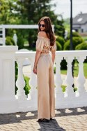 Spodnie Damskie Model Tarifa BEZ SPD0035 Beige - Roco Fashion Roco Fashion Spodnie Damskie Model Tarifa BEZ SPD0035 Beige - Roco Fashion Roco Fashion