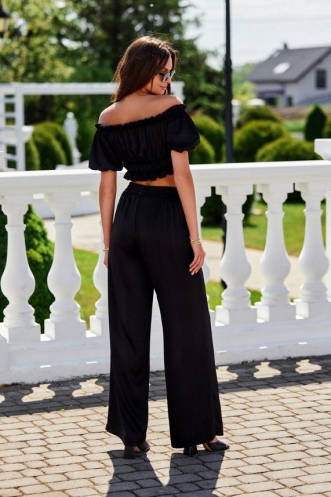 Spodnie Damskie Model Tarifa CZA SPD0035 Black - Roco Fashion Roco Fashion Spodnie Damskie Model Tarifa CZA SPD0035 Black - Roco Fashion Roco Fashion