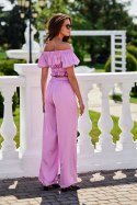 Spodnie Damskie Model Tarifa JAM SPD0035 Violet - Roco Fashion Roco Fashion Spodnie Damskie Model Tarifa JAM SPD0035 Violet - Roco Fashion Roco Fashion