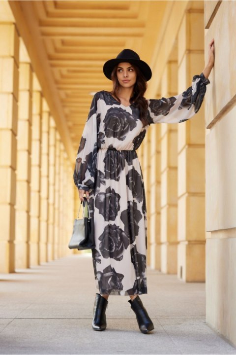 Sukienka Model Ariela SUK0493 72D Multicolor - Roco Fashion Roco Fashion Sukienka Model Ariela SUK0493 72D Multicolor - Roco Fashion Roco Fashion