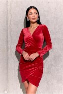 Sukienka Model CZE 0308 Red - Roco Fashion Roco Fashion Sukienka Model CZE 0308 Red - Roco Fashion Roco Fashion