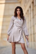 Sukienka Model Catlin BEJ SUK0476 Light Beige - Roco Fashion Roco Fashion