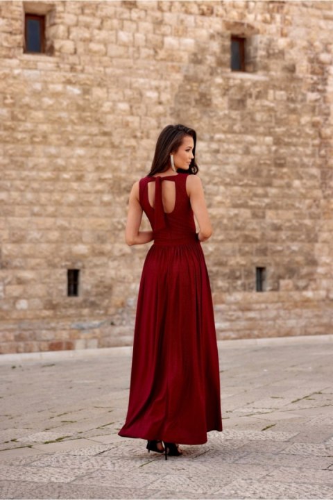Sukienka Model Cheryl BOR SUK0407 Bordo - Roco Fashion Roco Fashion Sukienka Model Cheryl BOR SUK0407 Bordo - Roco Fashion Roco Fashion
