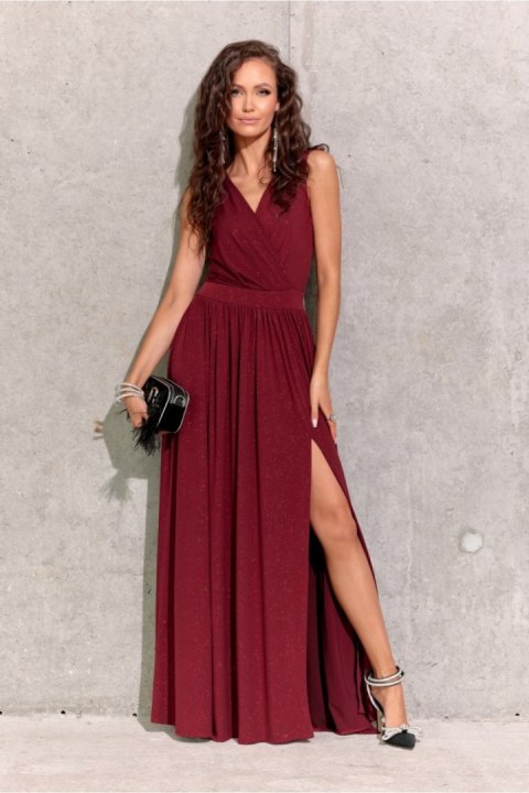 Sukienka Model Cheryl BOR SUK0407 Bordo - Roco Fashion Roco Fashion Sukienka Model Cheryl BOR SUK0407 Bordo - Roco Fashion Roco Fashion