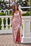 Sukienka Model Lamelia ROZ SUK0445 Pink - Roco Fashion Roco Fashion