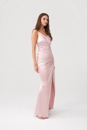 Sukienka Model Lamelia ROZ SUK0445 Pink - Roco Fashion Roco Fashion