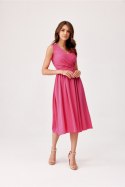 Sukienka Model Lily AMA SUK0399 Amarant - Roco Fashion Roco Fashion Sukienka Model Lily AMA SUK0399 Amarant - Roco Fashion Roco Fashion