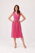 Sukienka Model Lily AMA SUK0399 Amarant - Roco Fashion Roco Fashion Sukienka Model Lily AMA SUK0399 Amarant - Roco Fashion Roco Fashion
