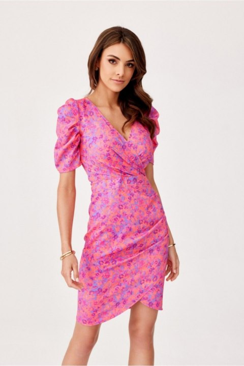Sukienka Model SUK0367 E14 Pink - Roco Fashion Roco Fashion Sukienka Model SUK0367 E14 Pink - Roco Fashion Roco Fashion