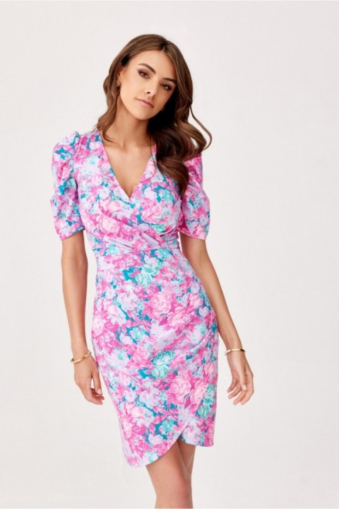 Sukienka Model SUK0367 E16 Multicolor - Roco Fashion Roco Fashion Sukienka Model SUK0367 E16 Multicolor - Roco Fashion Roco Fashion
